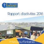 Rapport d'activités Monceau-Fontaines 2016